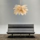  Step Into Design Lampa wisząca EMU pióra białe 100 cm ST-DN127 white