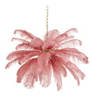 Designer pendant lamps -  Step Into Design EMU pink feather pendant lamp 100 cm ST-DN127 pink - product 2