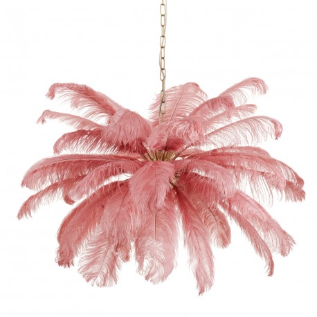  Step Into Design Lampa wisząca EMU pióra różowe 100 cm ST-DN127 pink