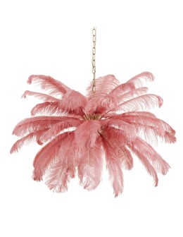  Step Into Design EMU pink feather pendant lamp 100 cm ST-DN127 pink - product 2