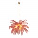  Step Into Design Lampa wisząca EMU pióra różowe 100 cm ST-DN127 pink