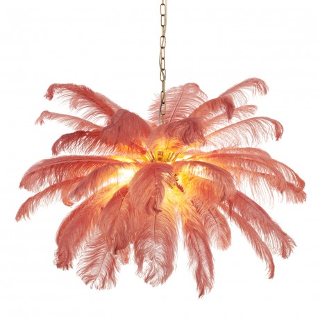  Step Into Design Lampa wisząca EMU pióra różowe 100 cm ST-DN127 pink