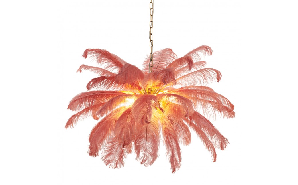  Step Into Design Lampa wisząca EMU pióra różowe 100 cm ST-DN127 pink