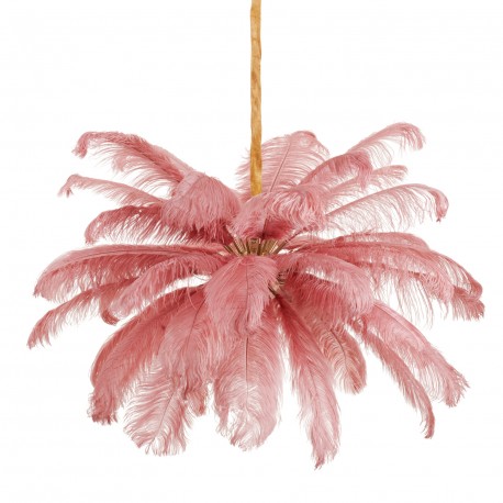  Step Into Design Lampa wisząca EMU pióra różowe 100 cm ST-DN127 pink