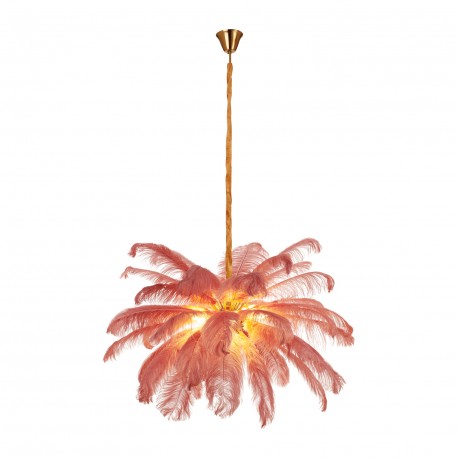  Step Into Design Lampa wisząca EMU pióra różowe 100 cm ST-DN127 pink