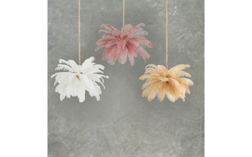  Step Into Design Lampa wisząca EMU pióra różowe 100 cm ST-DN127 pink