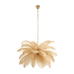 Step Into Design Lampa wisząca EMU pióra beżowe 100 cm ST-DN127 beige