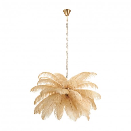  Step Into Design Lampa wisząca EMU pióra beżowe 100 cm ST-DN127 beige