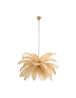  Step Into Design Lampa wisząca EMU pióra beżowe 100 cm ST-DN127 beige