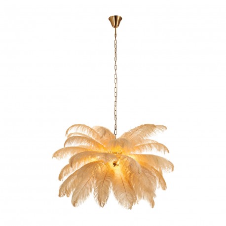  Step Into Design Lampa wisząca EMU pióra beżowe 100 cm ST-DN127 beige