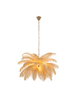 Step Into Design EMU feather pendant lamp beige 100 cm ST-DN127 beige - product 2