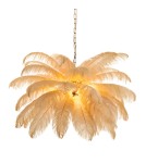 Designer pendant lamps -  Step Into Design EMU feather pendant lamp beige 100 cm ST-DN127 beige - product 3