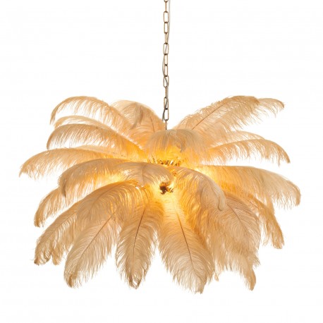  Step Into Design Lampa wisząca EMU pióra beżowe 100 cm ST-DN127 beige