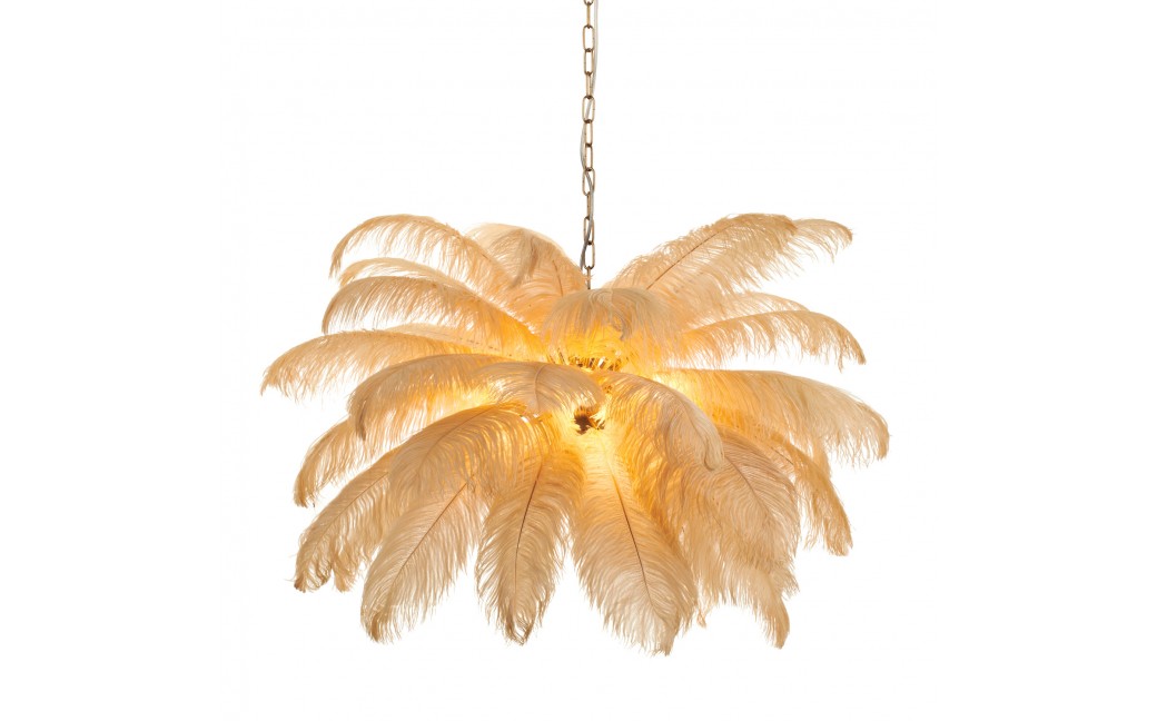  Step Into Design Lampa wisząca EMU pióra beżowe 100 cm ST-DN127 beige