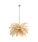 Designer pendant lamps -  Step Into Design EMU feather pendant lamp beige 100 cm ST-DN127 beige - product 4