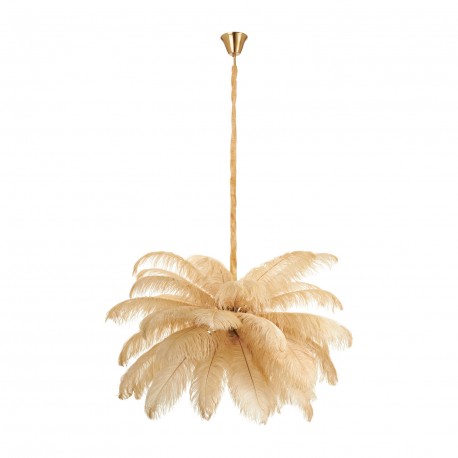  Step Into Design Lampa wisząca EMU pióra beżowe 100 cm ST-DN127 beige