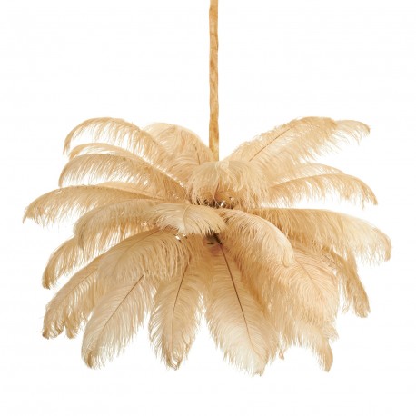  Step Into Design Lampa wisząca EMU pióra beżowe 100 cm ST-DN127 beige
