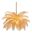Designer pendant lamps -  Step Into Design EMU feather pendant lamp beige 100 cm ST-DN127 beige - product 7