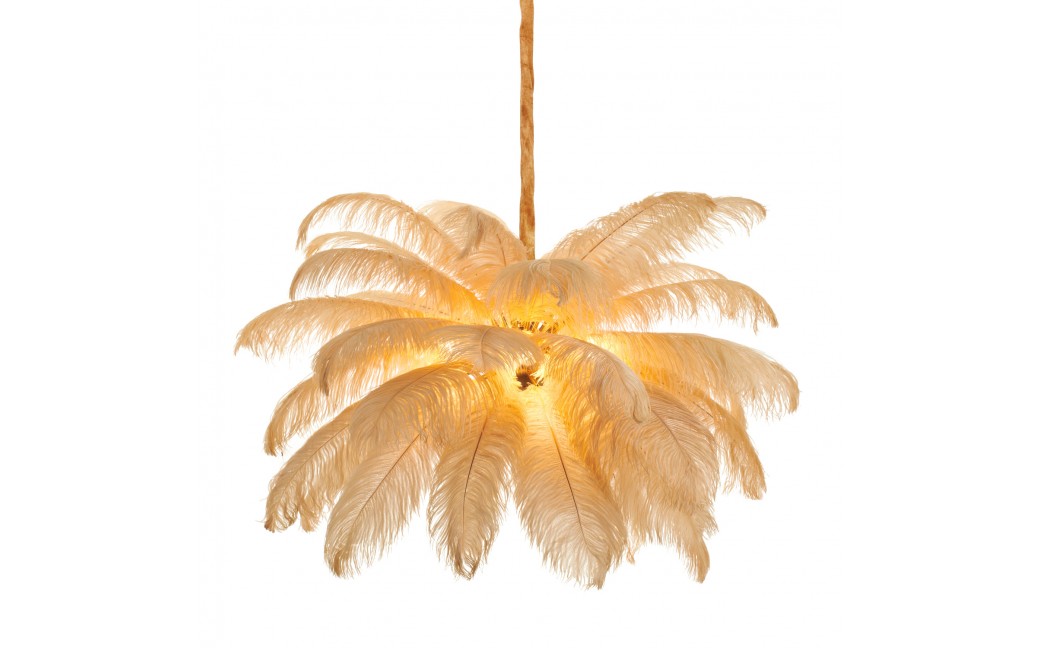  Step Into Design Lampa wisząca EMU pióra beżowe 100 cm ST-DN127 beige