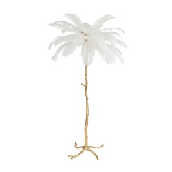 Step Into Design Lampa podłogowa EMU pióra białe 170 cm ST-DN127-F white