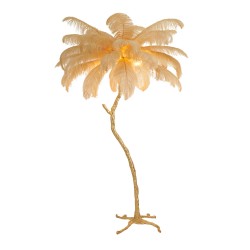Step Into Design Lampa podłogowa EMU pióra beżowe 150 cm ST-DN128-F beige