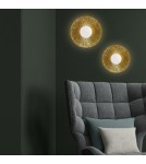 Designer wall lamps -  Step Into Design SUN S gold 20 cm wall lamp ST-FB230946-D20 - product 4