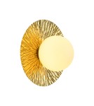 Designer wall lamps -  Step Into Design SUN M gold 35 cm wall lamp ST-FB230946-D35 - product 6