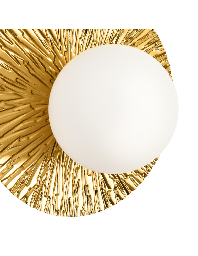 Designer wall lamps -  Step Into Design SUN M gold 35 cm wall lamp ST-FB230946-D35 - product kolory-swiatla.pl 7