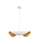 Modern pendant lamps -  Step Into Design ENZO white gold 60 cm pendant lamp ST-F22020601-D60 white - product 1