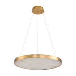 Step Into Design Lampa wisząca ALCHEMY LED złoty alabaster 60 cm ST-MD2407