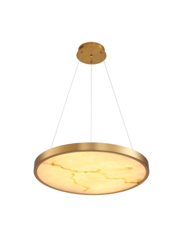 Step Into Design Lampa wisząca ALCHEMY LED złoty alabaster 60 cm ST-MD2407 - produkt 2