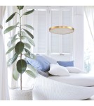 Designer pendant lamps -  Step Into Design ALCHEMY LED pendant lamp gold alabaster 60 cm ST-MD2407 - product 3