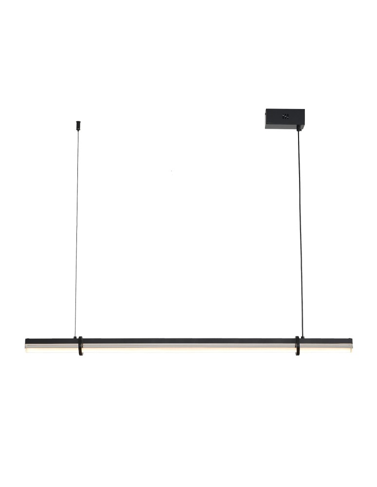 Pendant lamps over the island -  Step Into Design LOVELY LED pendant lamp black 100 cm ST-DN1620-100 BLACK - product kolory-swiatla.pl 1