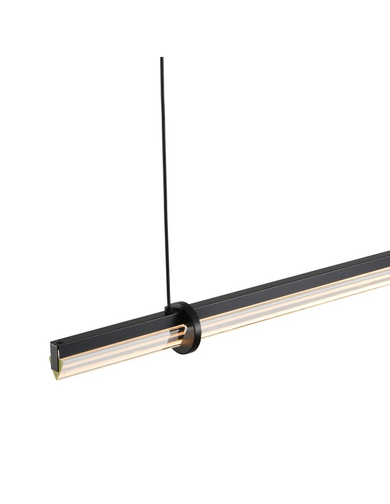 Pendant lamps over the island -  Step Into Design LOVELY LED pendant lamp black 100 cm ST-DN1620-100 BLACK - product kolory-swiatla.pl 2