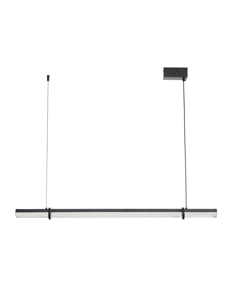 Pendant lamps over the island -  Step Into Design LOVELY LED pendant lamp black 100 cm ST-DN1620-100 BLACK - product kolory-swiatla.pl 4