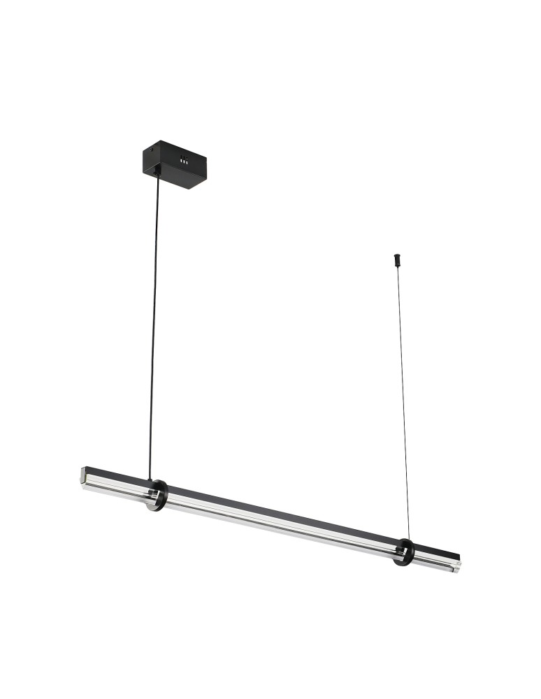 Pendant lamps over the island -  Step Into Design LOVELY LED pendant lamp black 100 cm ST-DN1620-100 BLACK - product kolory-swiatla.pl 5