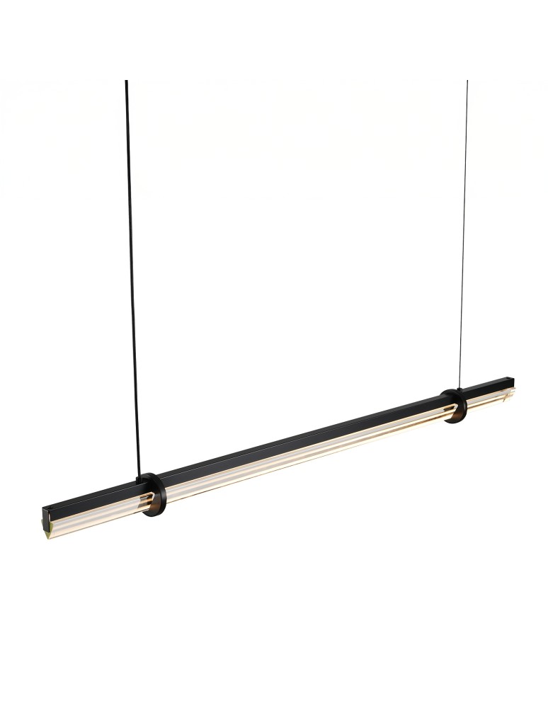 Pendant lamps over the island -  Step Into Design LOVELY LED pendant lamp black 100 cm ST-DN1620-100 BLACK - product kolory-swiatla.pl 6
