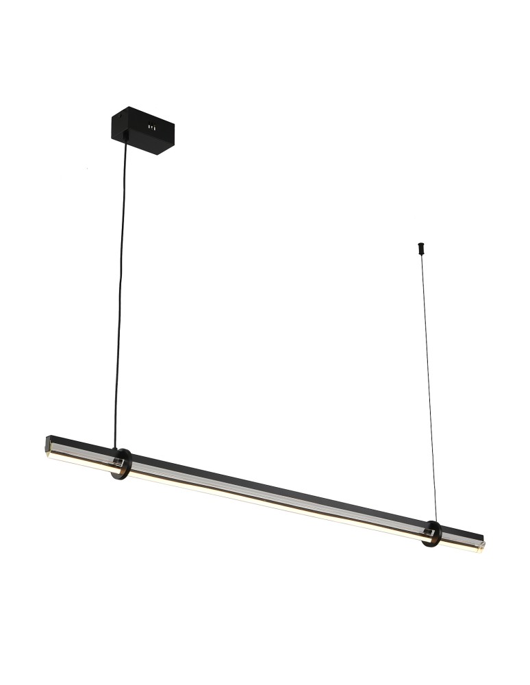 Pendant lamps over the island -  Step Into Design LOVELY LED pendant lamp black 120 cm ST-DN1620-120 BLACK - product kolory-swiatla.pl 3