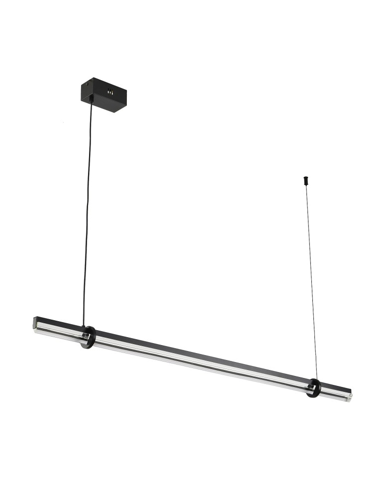 Pendant lamps over the island -  Step Into Design LOVELY LED pendant lamp black 120 cm ST-DN1620-120 BLACK - product kolory-swiatla.pl 4