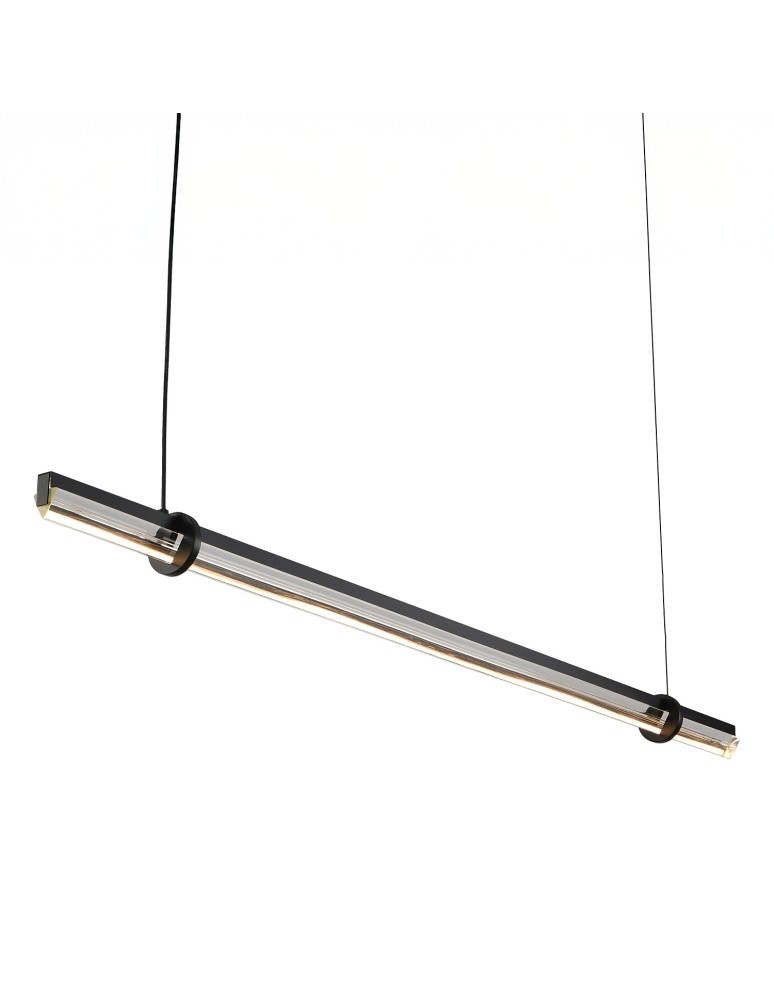 Pendant lamps over the island -  Step Into Design LOVELY LED pendant lamp black 120 cm ST-DN1620-120 BLACK - product kolory-swiatla.pl 6