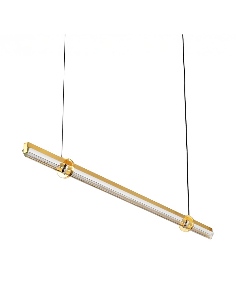 Pendant lamps over the island -  Step Into Design LOVELY LED pendant lamp gold 100 cm ST-DN1620-100 GOLD - product kolory-swiatla.pl 3