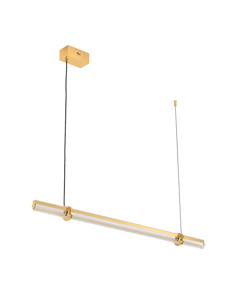 Pendant lamps over the island -  Step Into Design LOVELY LED pendant lamp gold 100 cm ST-DN1620-100 GOLD - product kolory-swiatla.pl 6