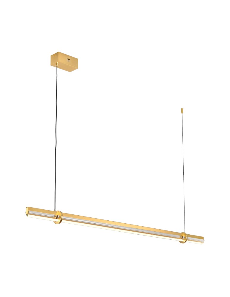 Pendant lamps over the island -  Step Into Design LOVELY LED pendant lamp gold 120 cm ST-DN1620-120 GOLD - product kolory-swiatla.pl 7