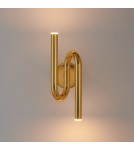 Designer wall lamps -  Step Into Design MYK LED wall lamp gold 38 cm DB4062 GOLD - product 7