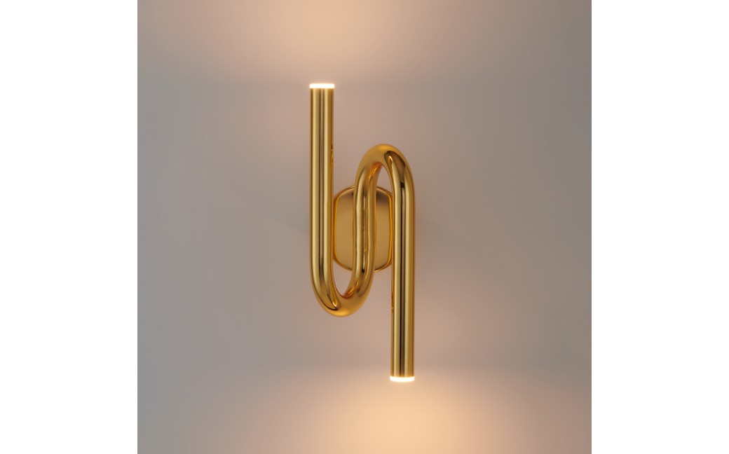  Step Into Design Lampa ścienna MYK LED złota 38 cm DB4062 GOLD