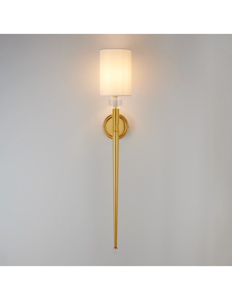 Wall lamps with lampshade -  Step Into Design DAMA gold 92 cm wall lamp ST-8436 AGB-CE GOLD - product kolory-swiatla.pl 3