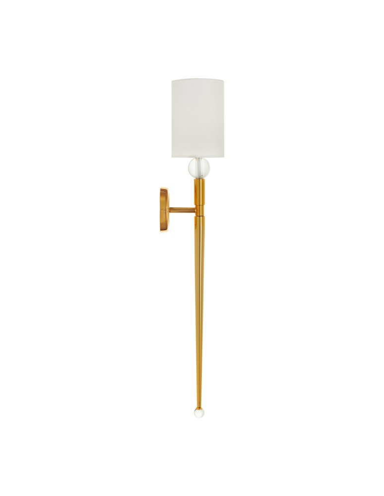 Wall lamps with lampshade -  Step Into Design DAMA gold 92 cm wall lamp ST-8436 AGB-CE GOLD - product kolory-swiatla.pl 5