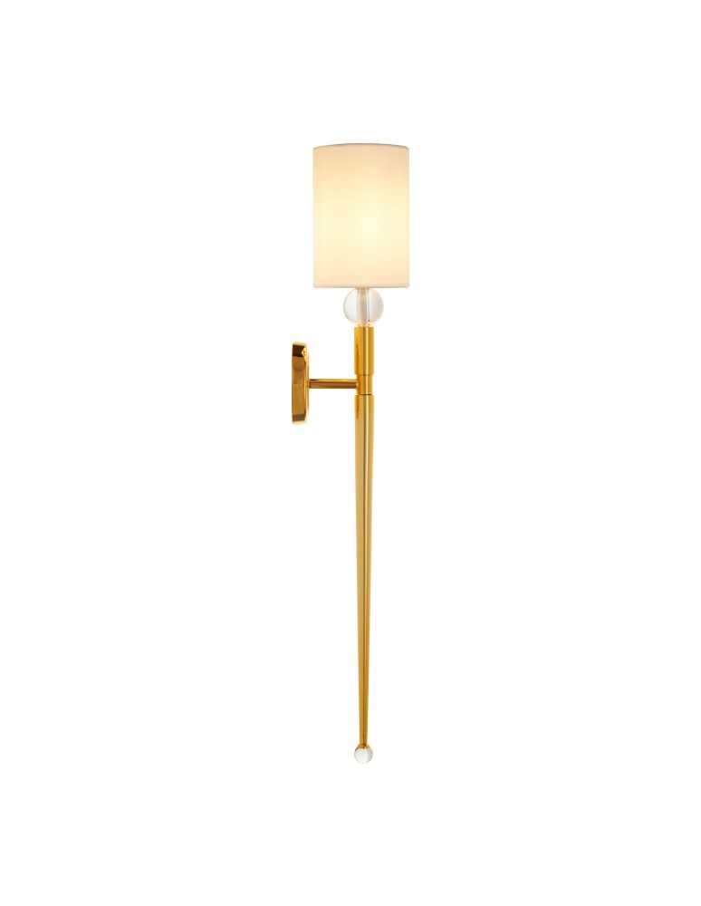 Wall lamps with lampshade -  Step Into Design DAMA gold 92 cm wall lamp ST-8436 AGB-CE GOLD - product kolory-swiatla.pl 6