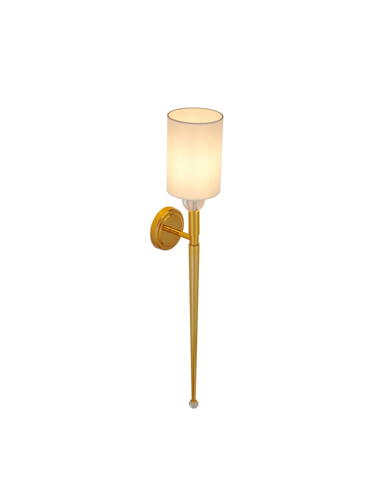 Wall lamps with lampshade -  Step Into Design DAMA gold 92 cm wall lamp ST-8436 AGB-CE GOLD - product kolory-swiatla.pl 7