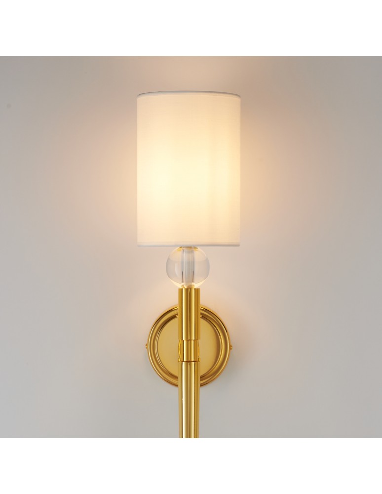 Wall lamps with lampshade -  Step Into Design DAMA gold 92 cm wall lamp ST-8436 AGB-CE GOLD - product kolory-swiatla.pl 11